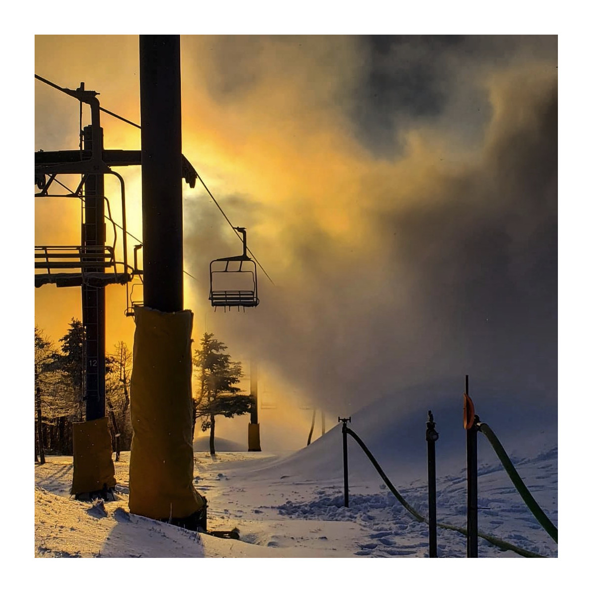 Snowmaking at Plattekill
