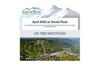 Greek Peak Header and Mountain Image