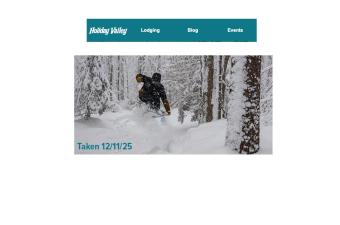 Holiday Valley Front Page