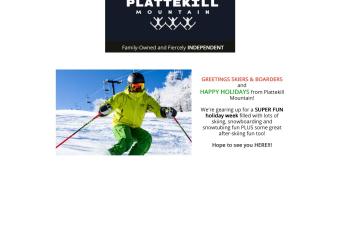 Plattekill Mountain Skier