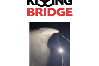 Kissing Bridge Logo and Snowgun