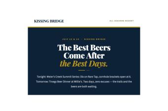 Kissing Bridge Events for Th-Fr
