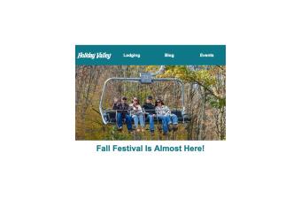 Holiday Valley Front Page