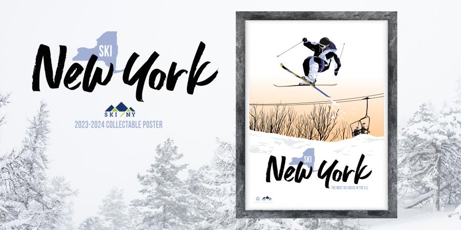 2023-24 SKI NY Ski Poster