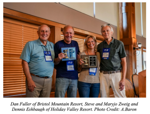 Steve and Maryjo Zweig Receive the Stafford Safety in Skiing Award